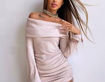 Трикотажна сукня міні  | PUSHKA SHOP