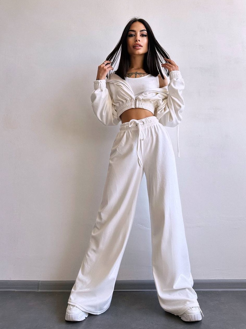 Велюровий комплект трійка  | PUSHKA SHOP