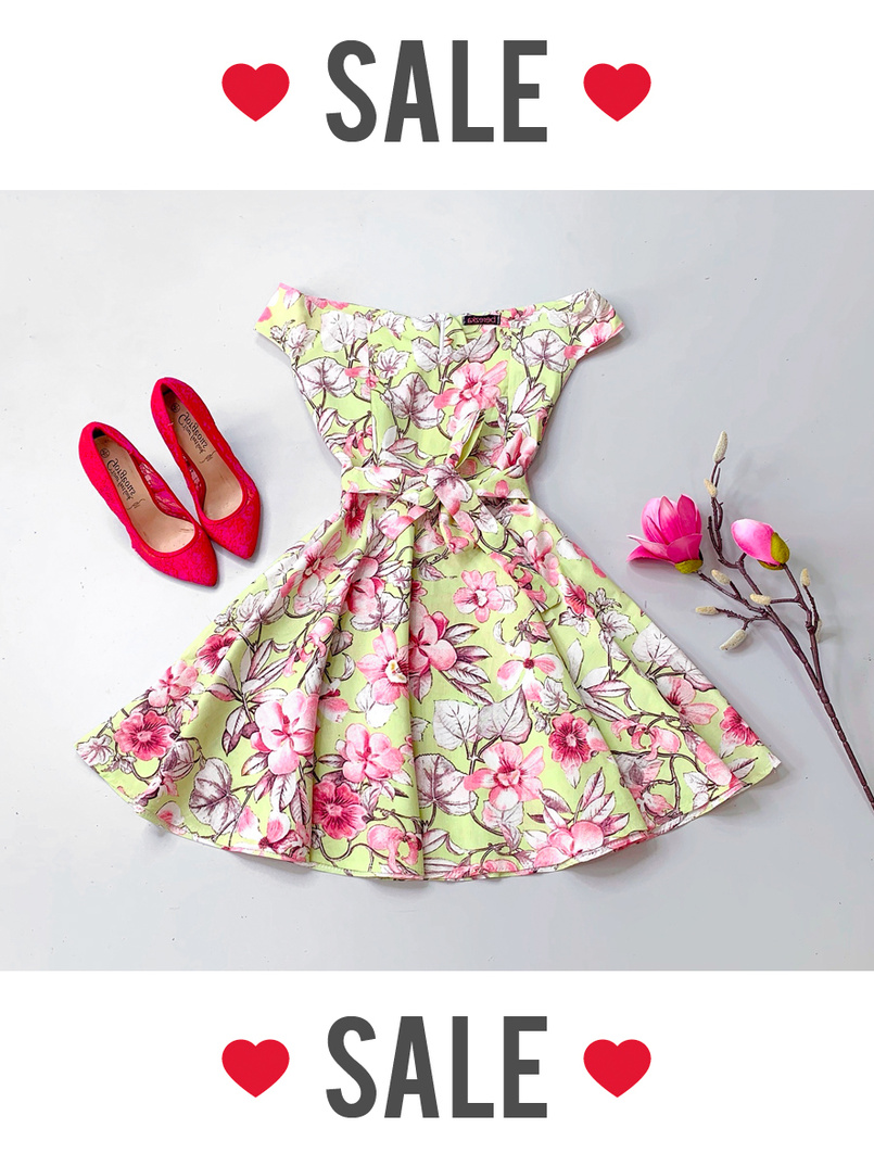 Цветочное платье | PUSHKA SHOP