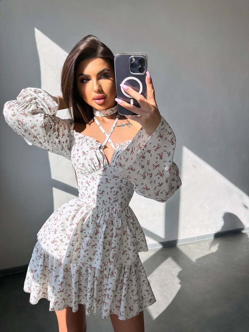 Сукня з чокером | PUSHKA SHOP