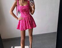 Корсетна сукня з подвійною спідницею  | PUSHKA SHOP