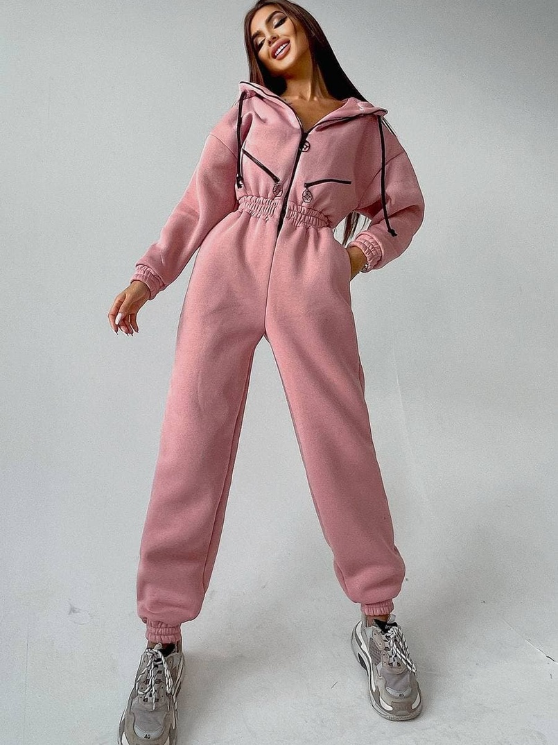 Тёплый комбинезон на молнии  | PUSHKA SHOP