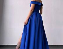 Сукня максі з відкритими плечима  | PUSHKA SHOP