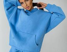 Тёплый костюм с расклешенными брюками   | PUSHKA SHOP