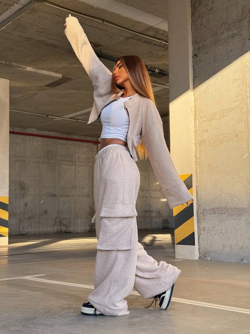 Теплий та мʼякий комплект Тедді на флісі Дуже приємний до тіла | PUSHKA SHOP