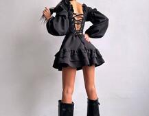 Комплект: сукня + корсет  | PUSHKA SHOP