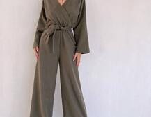 Комбінезон із широкими брюками з ангори | PUSHKA SHOP