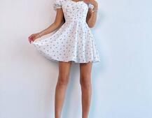 Сукня- міні у квітковий принт | PUSHKA SHOP