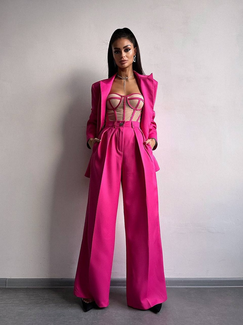 Костюм:  піджак на підкладці, штани+ корсет | PUSHKA SHOP