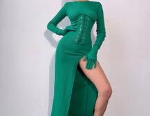 Комплект: трикотажне плаття- міді + корсет + рукавички Комплект: трикотажне плаття- міді + корсет + рукавички | PUSHKA SHOP