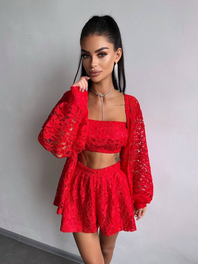 Мереживний комплект трійка  | PUSHKA SHOP