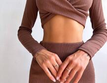 Комплект: топ + спідниця с розрізами  | PUSHKA SHOP