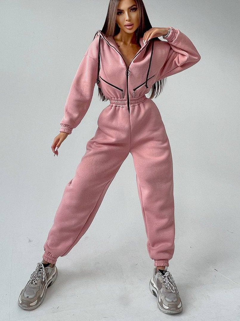 Тёплый комбинезон на молнии  | PUSHKA SHOP