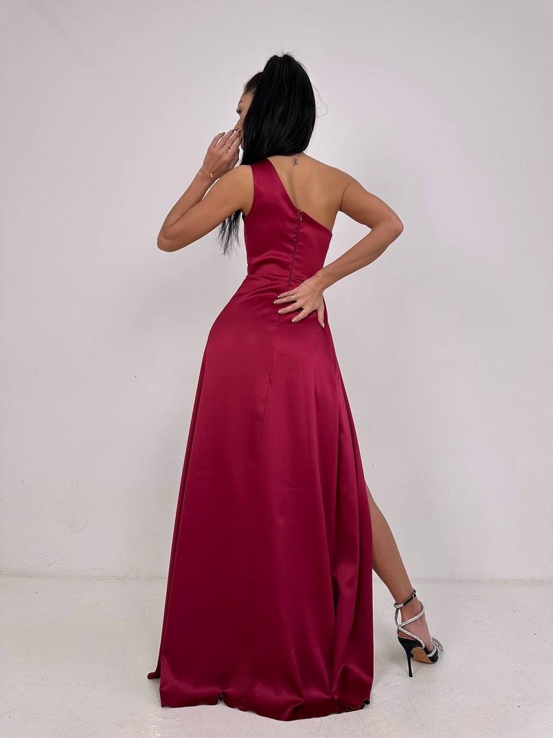 Атласна сукня максі  | PUSHKA SHOP