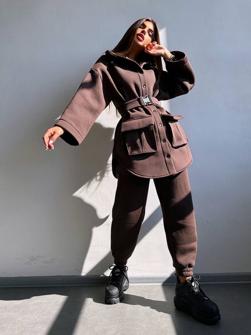 Комплект: тепла сорочка на кнопках + джоггери Комплект: тепла сорочка на кнопках + джоггери | PUSHKA SHOP