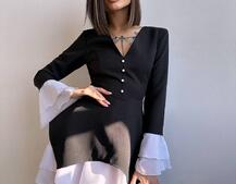 Сукня з воланами та ґудзиками Сукня з воланами та ґудзиками | PUSHKA SHOP