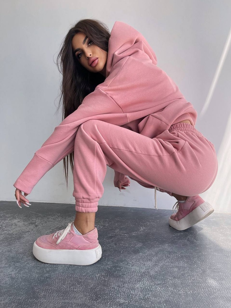 Тёплый комплект: худи + спортивные штаны  | PUSHKA SHOP