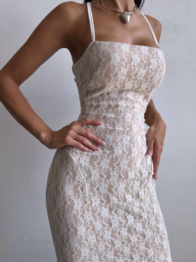 Мереживна сукня максі   | PUSHKA SHOP