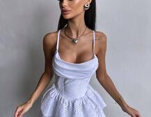 Корсетна сукня с пишною подвійною спідницею | PUSHKA SHOP