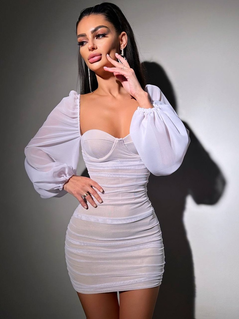 Корсетна сукня з чашечками з ефектом push up з драпіруванням Корсетна сукня з чашечками з ефектом push up з драпіруванням | PUSHKA SHOP