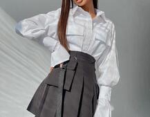 Комплект: рубашка + юбка в складку  | PUSHKA SHOP