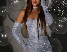 Сяюча корсетна сукня бюстьє Сяюча корсетна сукня бюстьє | PUSHKA SHOP