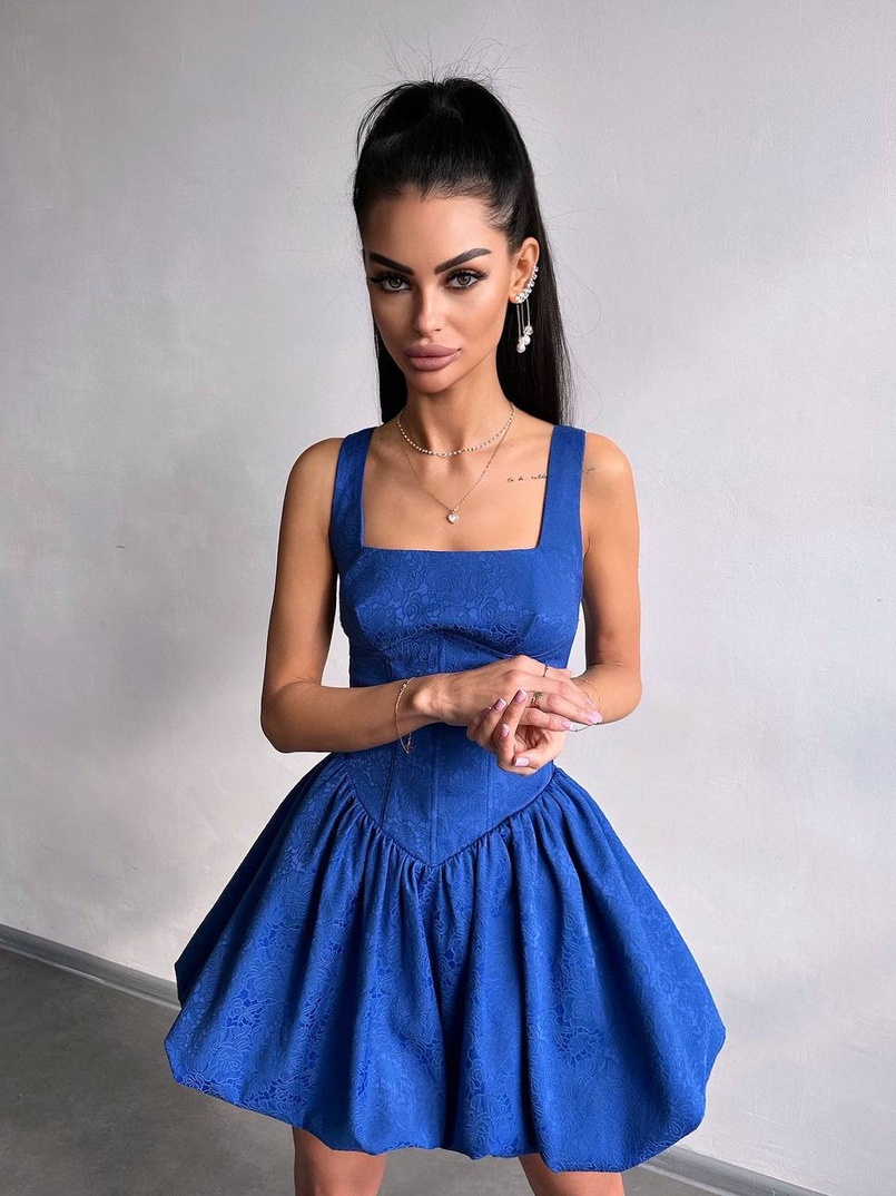 Корсетна сукня с пишною спідницею-балоном | PUSHKA SHOP