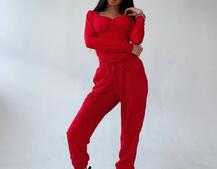 Комплект: боди с чашечками + трикотажные джоггеры Комплект: боди с чашечками + трикотажные джоггеры | PUSHKA SHOP