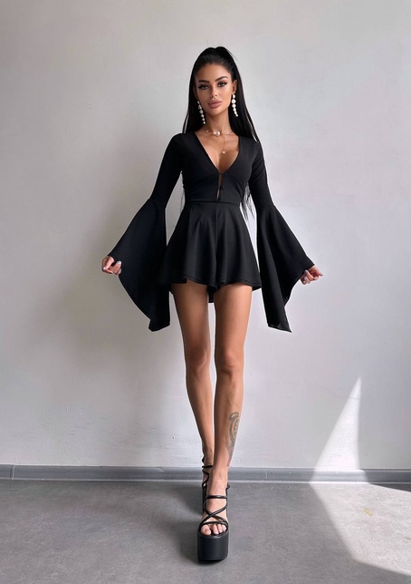 Ромпер з розкльошеними рукавами  | PUSHKA SHOP