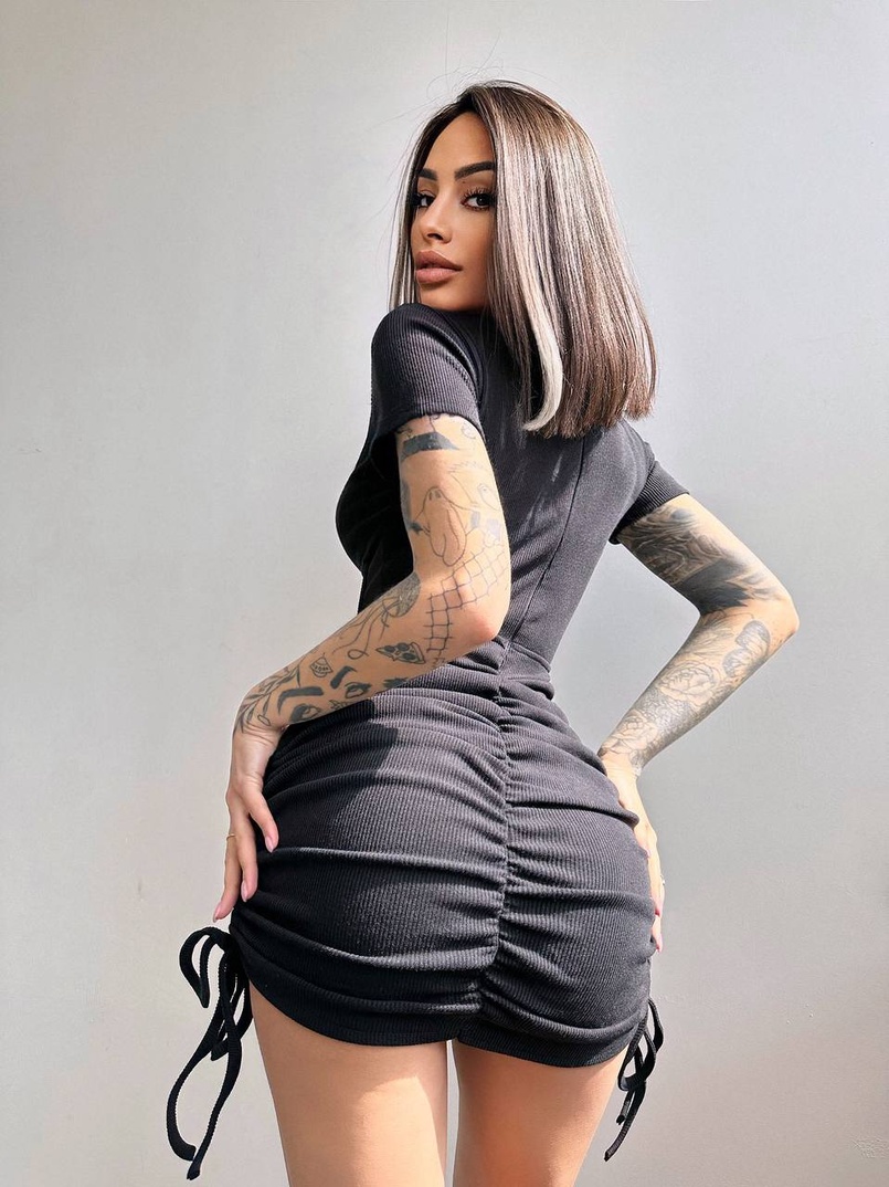 Сукня-міні  з елементами корсету  Довжину спідниці можна регулювати  Сукня-міні  з елементами корсету  Довжину спідниці можна регулювати  | PUSHKA SHOP