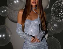 Сяюча корсетна сукня бюстьє Сяюча корсетна сукня бюстьє | PUSHKA SHOP