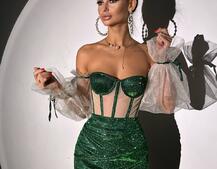 Сяючий комплект: корсет + спідниця Сяючий комплект: корсет + спідниця | PUSHKA SHOP