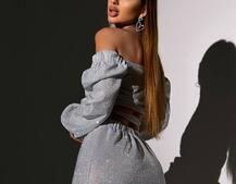 Сяючий комплект: топ  + спідниця  | PUSHKA SHOP