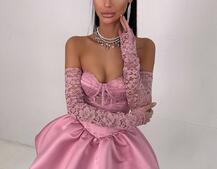 Комплект: мереживний корсет бюстьє + корсетна спідниця | PUSHKA SHOP