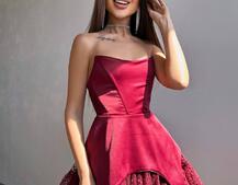 Атласна корсетна сукня  Атласна корсетна сукня  | PUSHKA SHOP