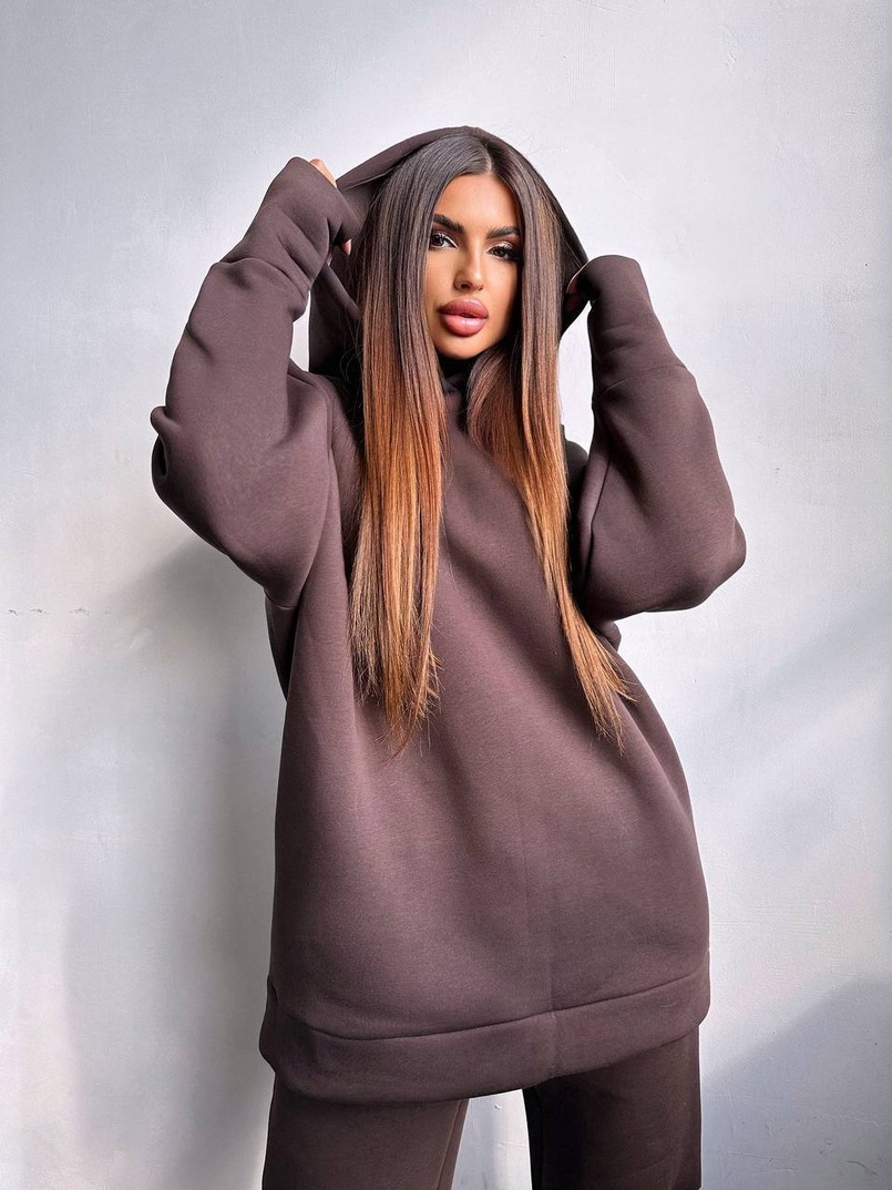 Теплий комплект: худі + спортивні штани Теплий комплект: худі + спортивні штани | PUSHKA SHOP