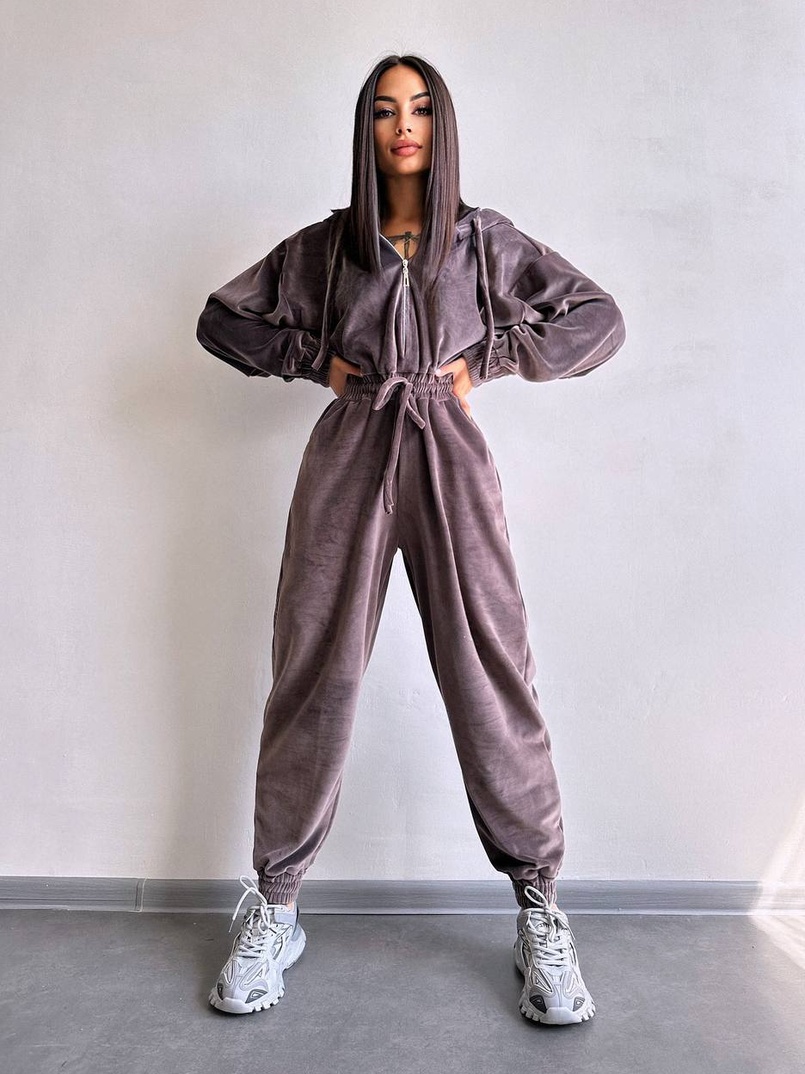 Велюровий комбінезон   | PUSHKA SHOP