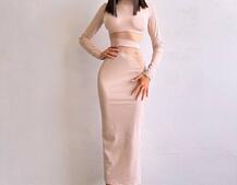 Сукня міді  із вставками сітки  | PUSHKA SHOP