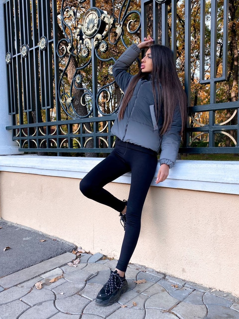 Рефлективный укорочённый зимний дутик Рефлективный укорочённый зимний дутик | PUSHKA SHOP