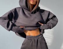 Тёплый комплект: худи + спортивные штаны Тёплый комплект: худи + спортивные штаны | PUSHKA SHOP