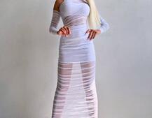 Сукня міді з драпіруванням Сукня міді з драпіруванням | PUSHKA SHOP