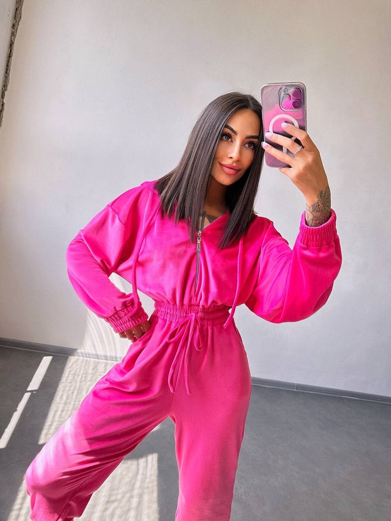 Велюровий комбінезон   | PUSHKA SHOP