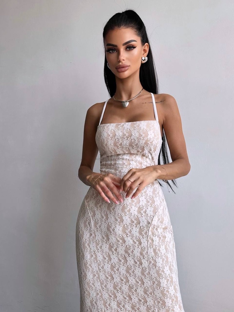 Мереживна сукня максі   | PUSHKA SHOP