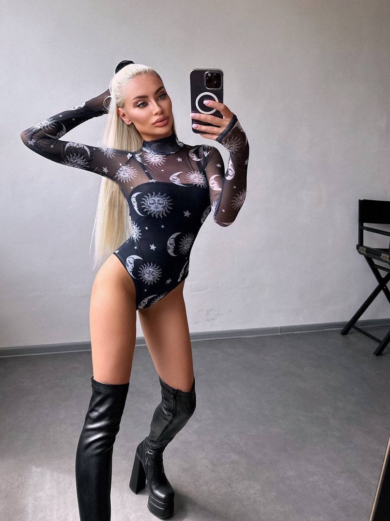 Боді з принтом   | PUSHKA SHOP