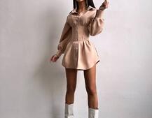 Приталена сорочка + корсет Приталена сорочка + корсет | PUSHKA SHOP