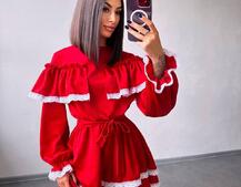 Сукня декорована мереживом Сукня декорована мереживом | PUSHKA SHOP