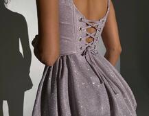 Сяюча корсетна  сукня міні  | PUSHKA SHOP