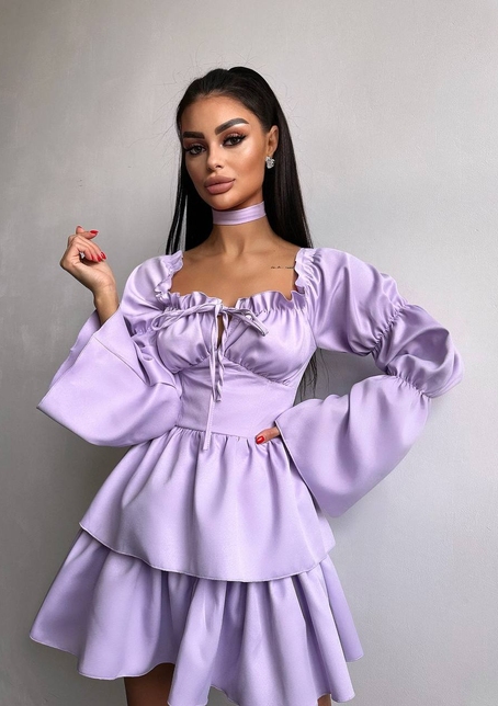 Сукня з чокером  | PUSHKA SHOP