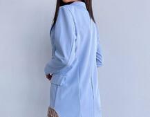 Приталена сукня-піджак, декорована бахромою зі страз Приталена сукня-піджак, декорована бахромою зі страз | PUSHKA SHOP