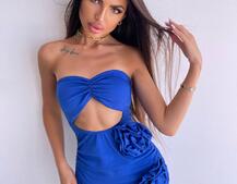 Сукня міні з трояндами    Ручна робота.  Сукня міні з трояндами    Ручна робота.  | PUSHKA SHOP